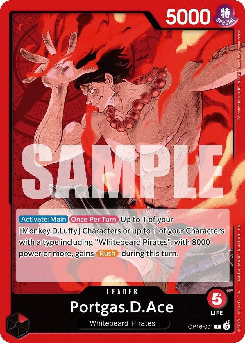 Portgas.D.Ace OP16-001
