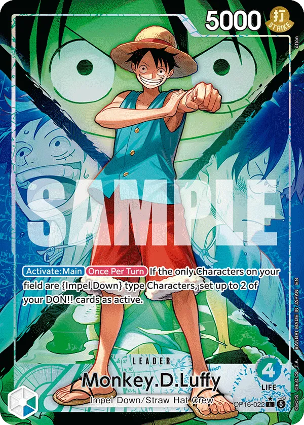 Monkey.D.Luffy OP16-022 (Alternate Art)