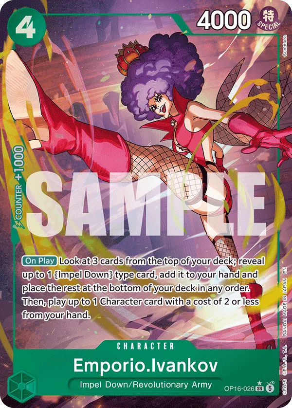 Emporio.Ivankov OP16-026 (Alternate Art)