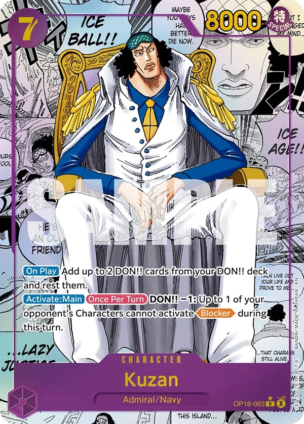 Kuzan OP16-063 (Alternate Art 2)