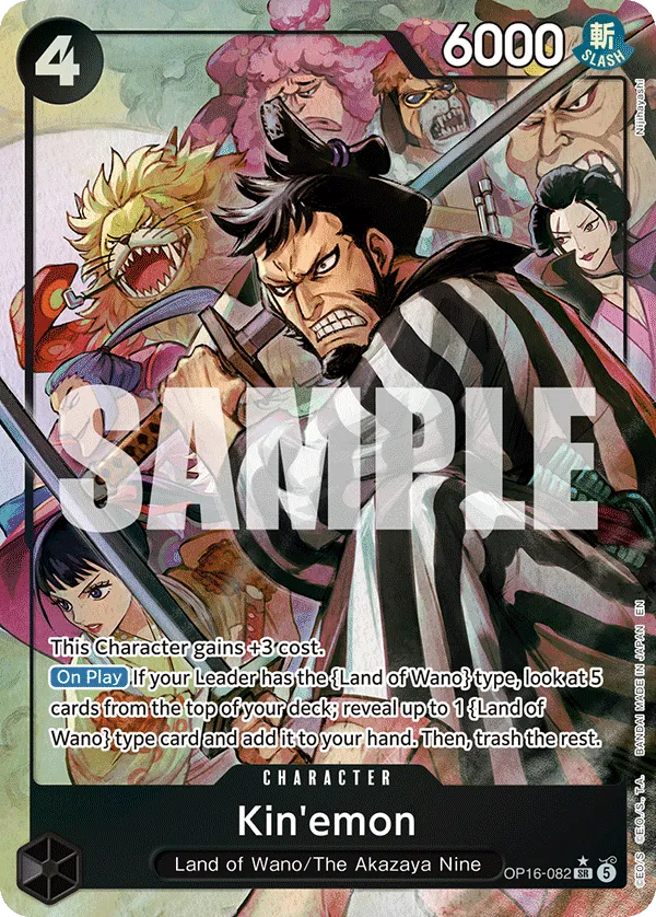 Kin'emon OP16-082 (Alternate Art)