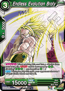 Endless Evolution Broly P-033