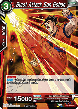 Burst Attack Son Gohan P-049