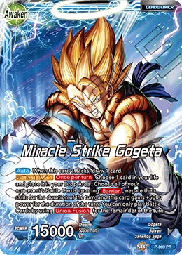 Son Goku & Vegeta // Miracle Strike Gogeta P-069