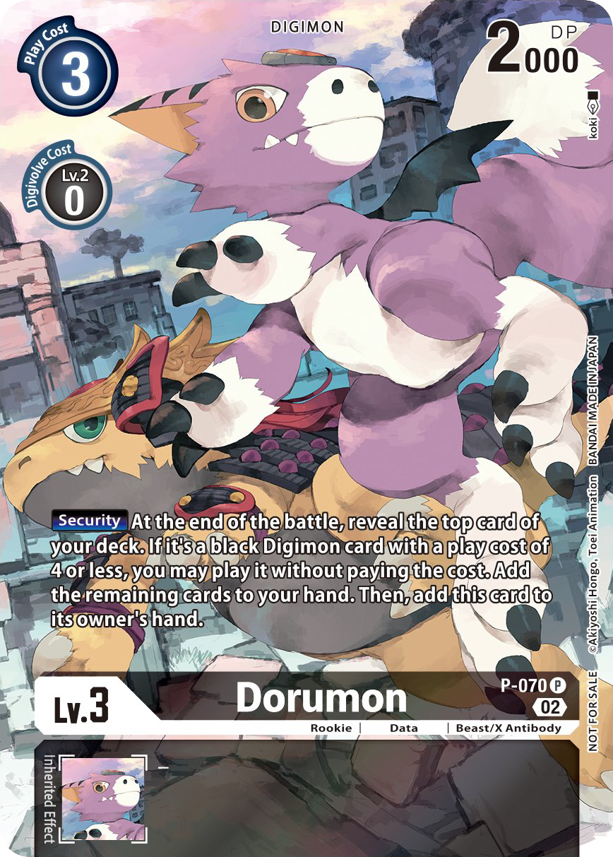 Dorumon P-070 (Alternate Art)