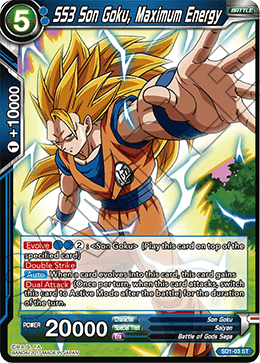 SS3 Son Goku, Maximum Energy SD1-03