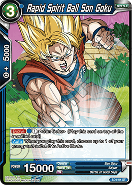Rapid Spirit Ball Son Goku SD1-04