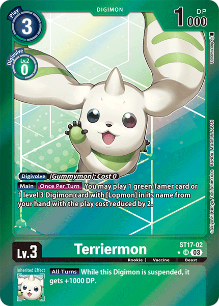 Terriermon ST17-02 (Alternate Art)