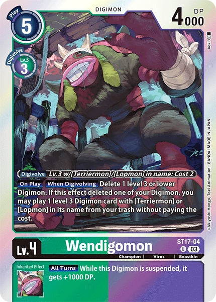 Wendigomon ST17-04