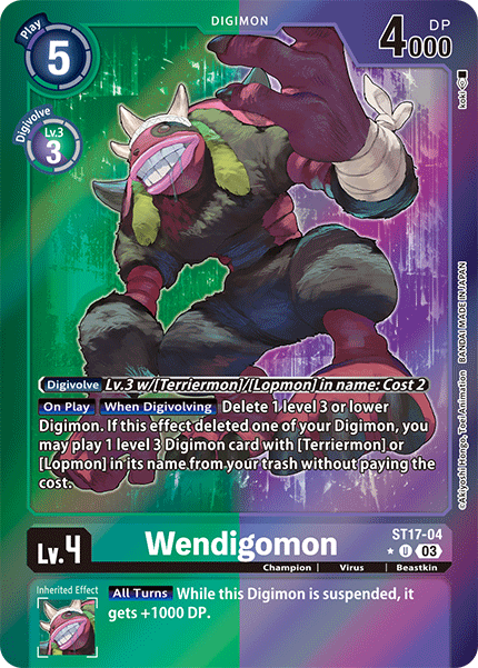 Wendigomon ST17-04 (Alternate Art)