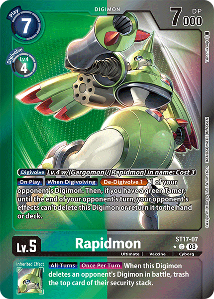Rapidmon ST17-07 (Alternate Art)