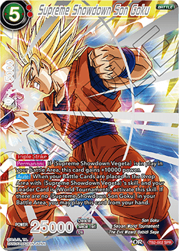 Supreme Showdown Son Goku TB2-002 (Special Rare)