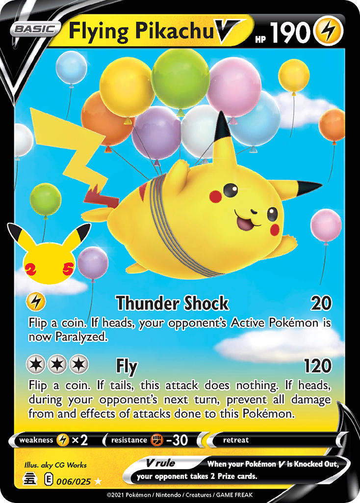 Flying Pikachu V | Celebrations 006/025