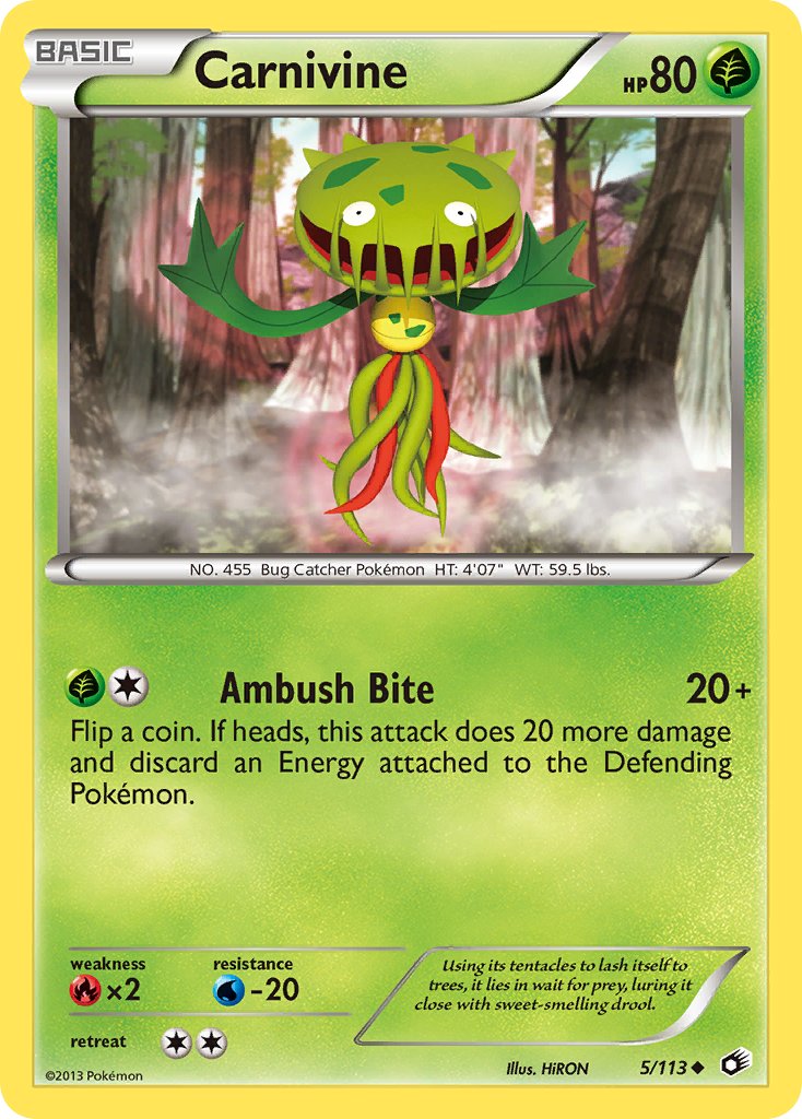 Carnivine | Legendary Treasures 005/113