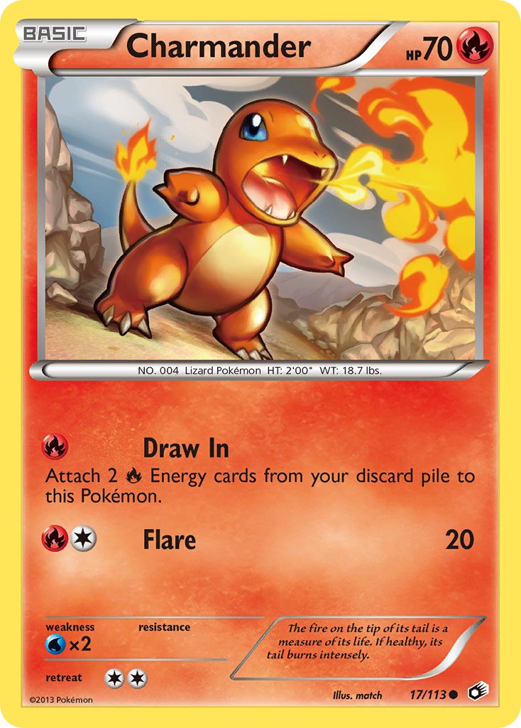 Charmander | Legendary Treasures 017/113