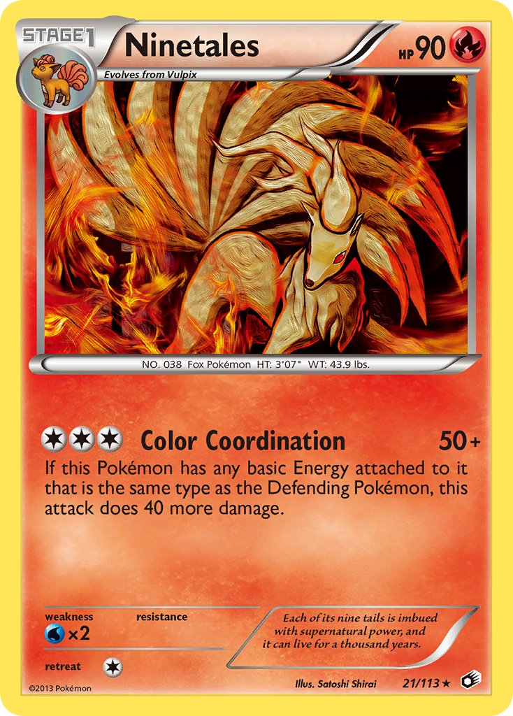 Ninetales | Legendary Treasures 021/113