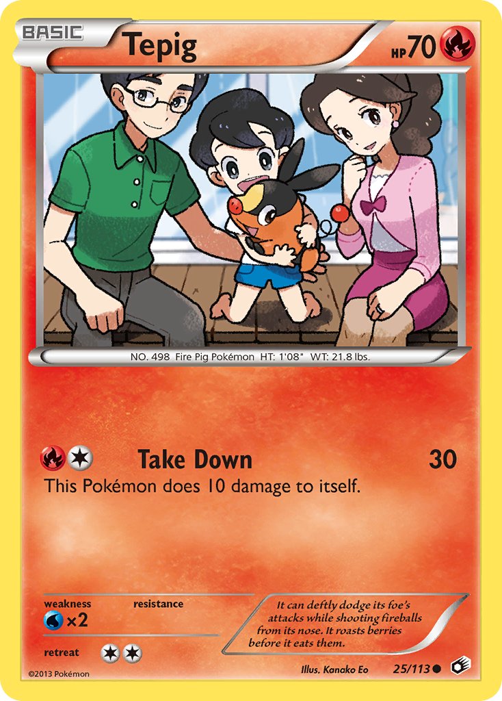 Tepig | Legendary Treasures 025/113