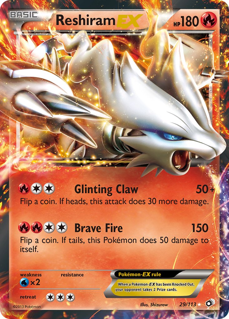 Reshiram EX | Legendary Treasures 029/113