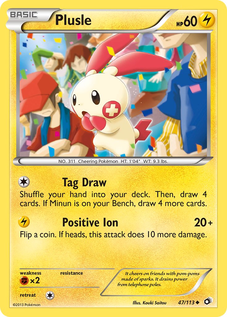 Plusle | Legendary Treasures 047/113