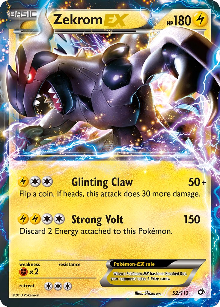 Zekrom EX | Legendary Treasures 052/113
