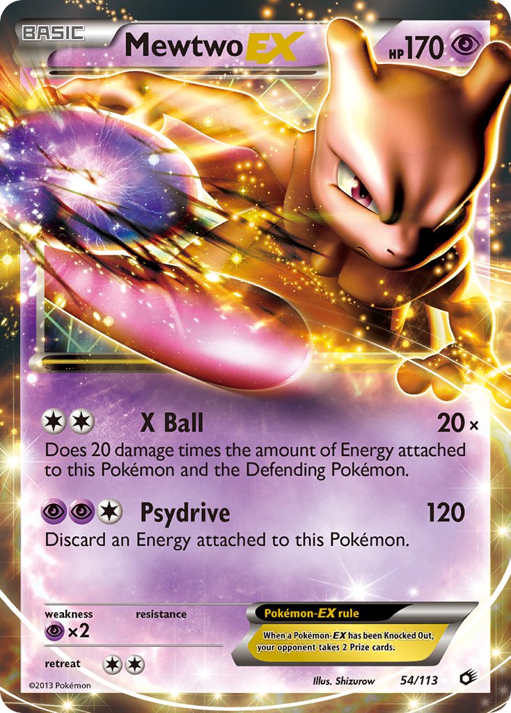 Mewtwo EX | Legendary Treasures 054/113