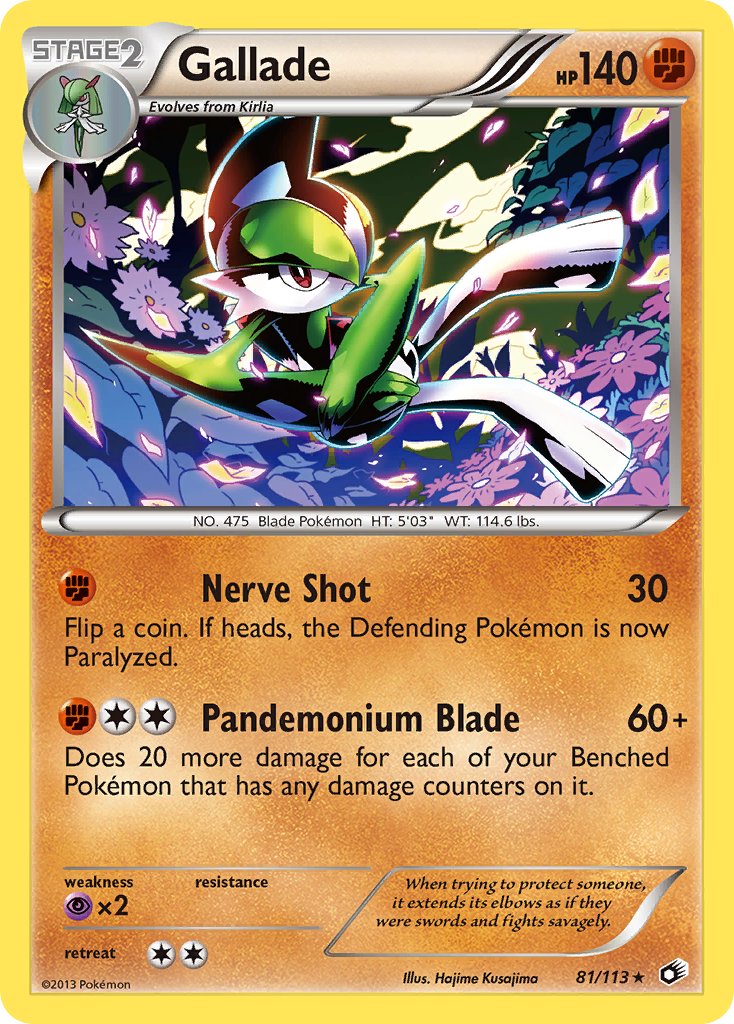 Gallade | Legendary Treasures 081/113