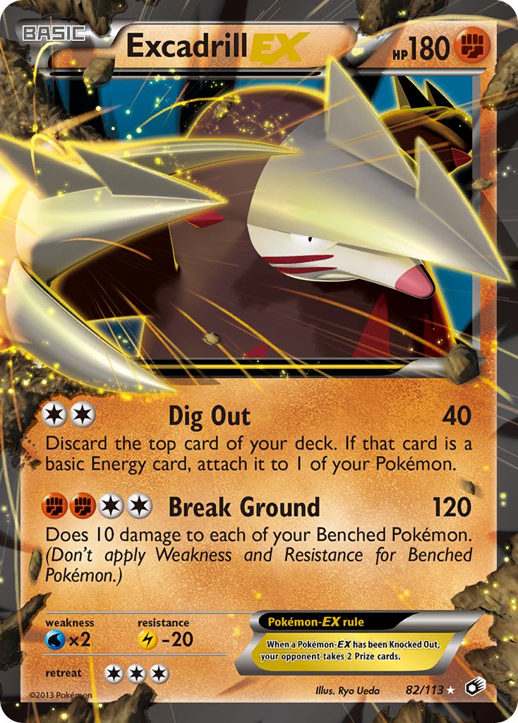 Excadrill EX | Legendary Treasures 082/113