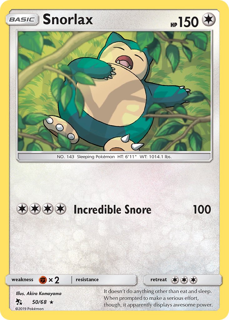 Snorlax | Hidden Fates 50/68