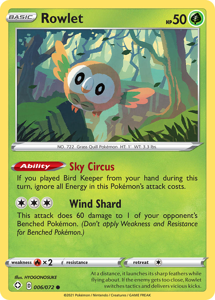 Rowlet | Shining Fates 006/72