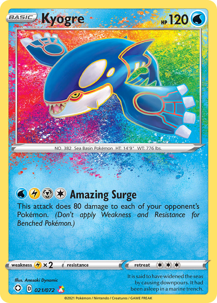Kyogre | Shining Fates 021/72
