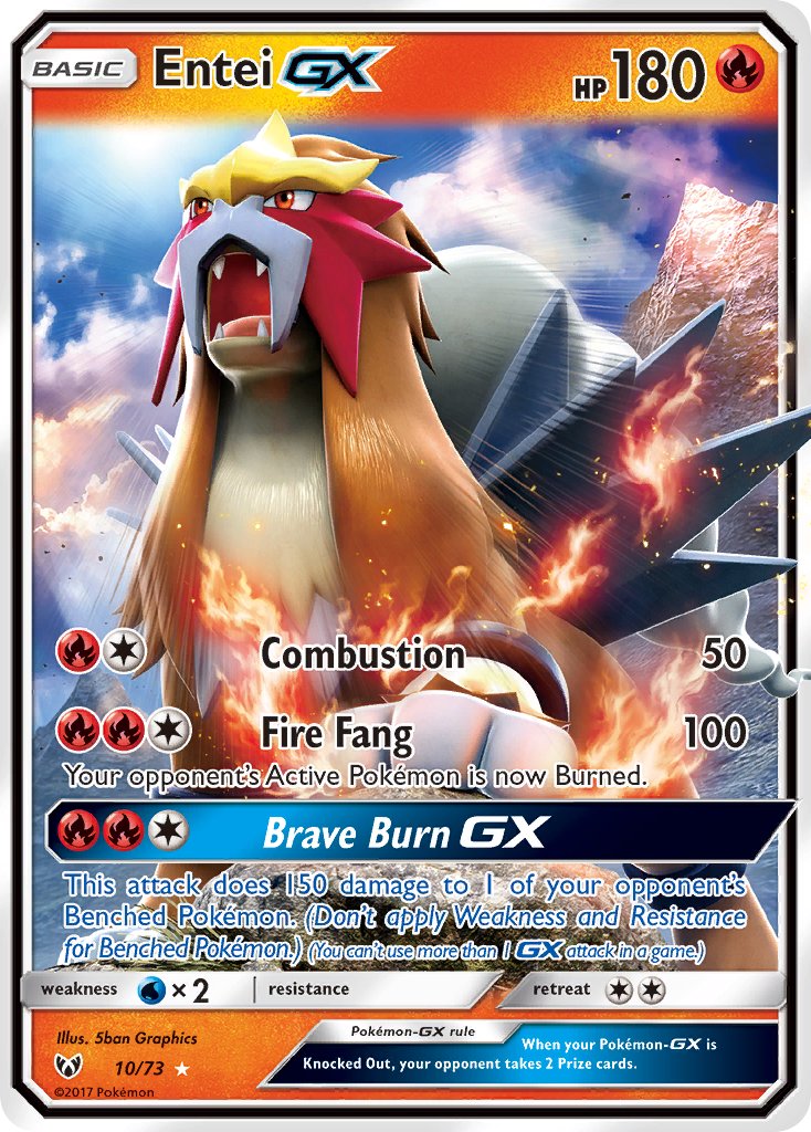 Entei GX | Shining Legends 10/73
