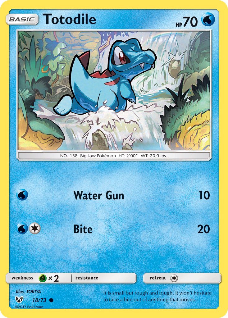 Totodile | Shining Legends 18/73