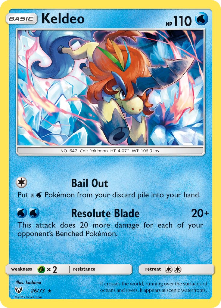 Keldeo | Shining Legends 26/73