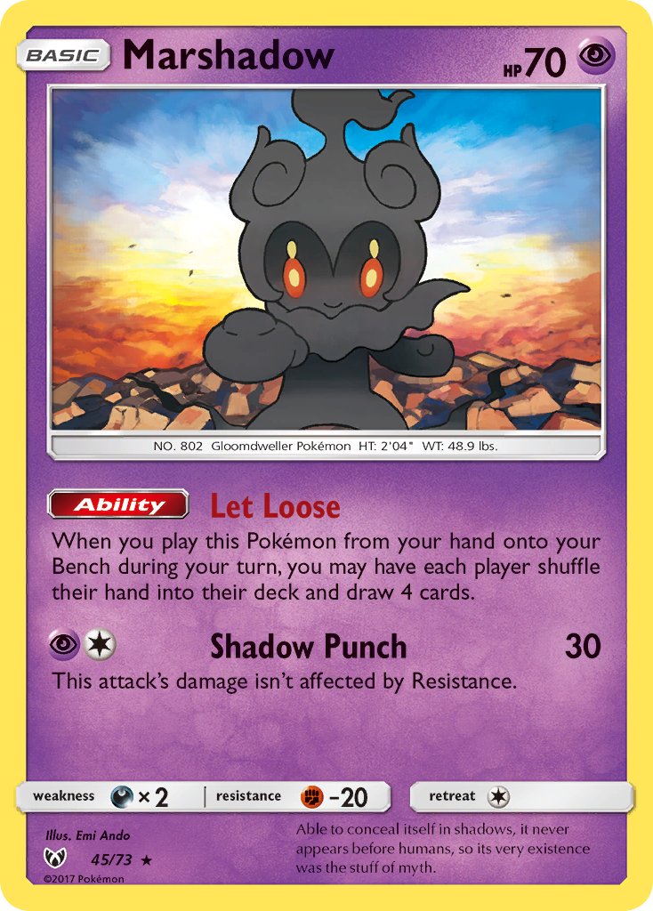 Marshadow | Shining Legends 45/73