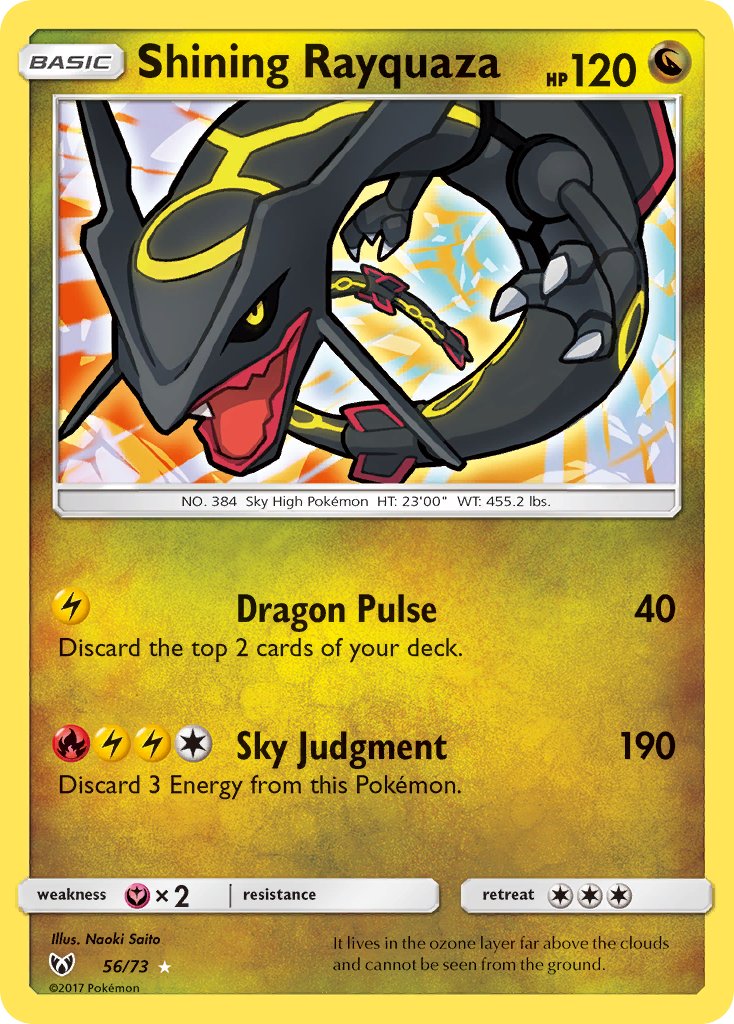 Shining Rayquaza | Shining Legends 56/73