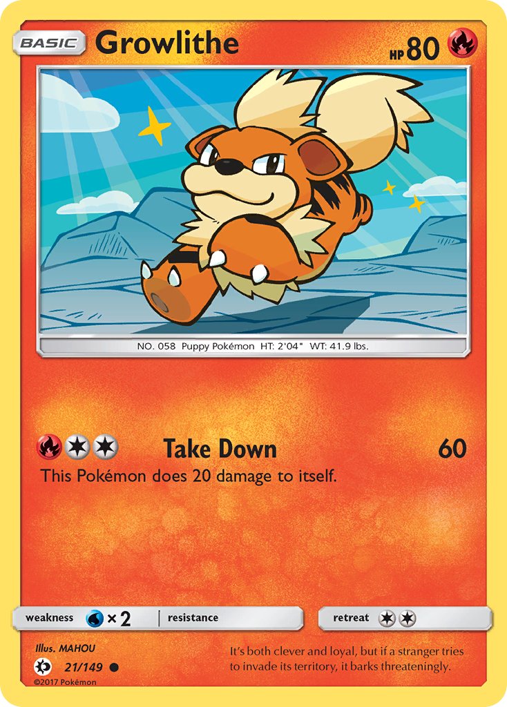 Growlithe | Sun & Moon Base Set 021/149