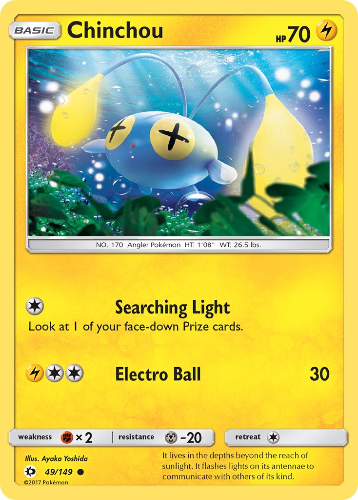 Chinchou | Sun & Moon Base Set 049/149