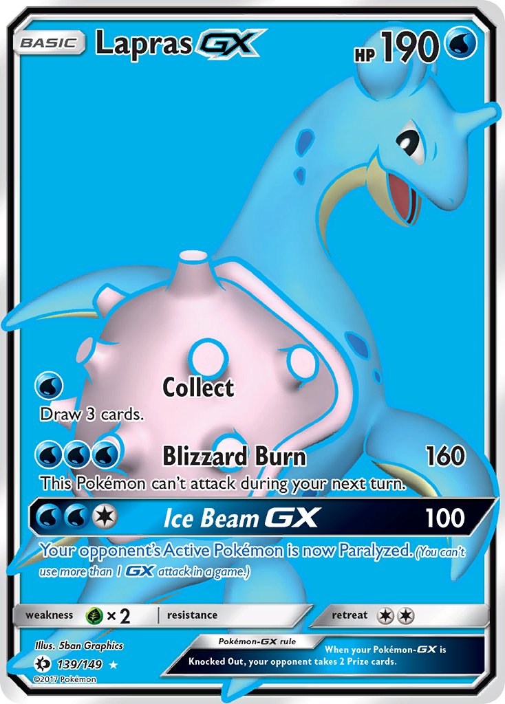 Lapras GX | Sun & Moon Base Set 139/149