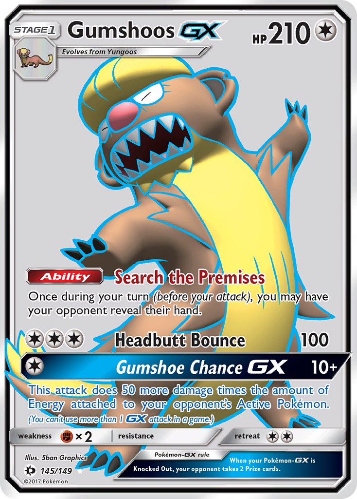 Gumshoos GX | Sun & Moon Base Set 145/149