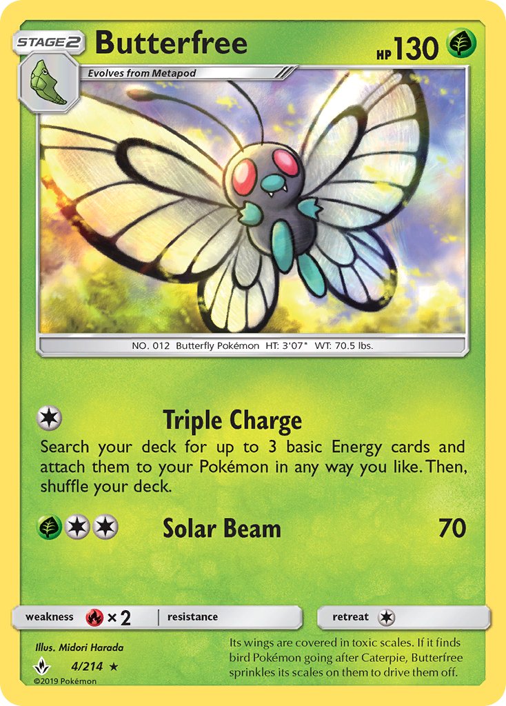 Butterfree | Unbroken Bonds 004/214