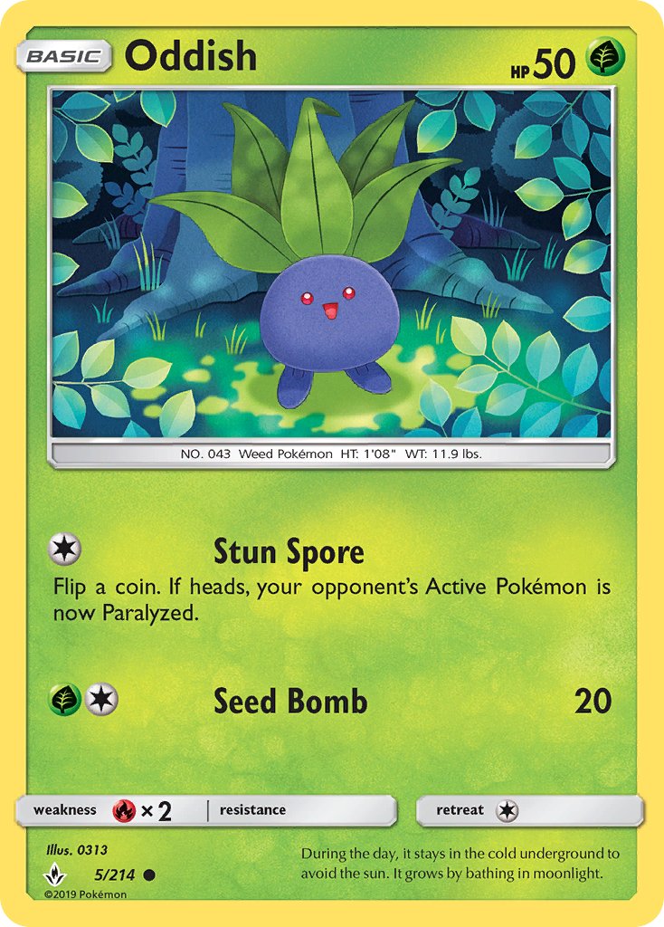 Oddish | Unbroken Bonds 005/214