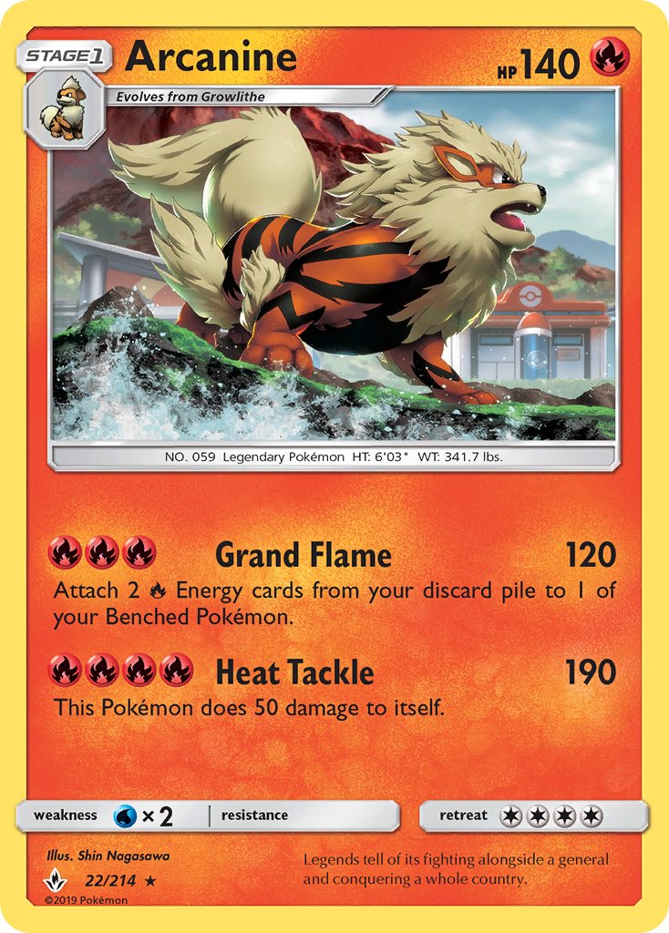 Arcanine | Unbroken Bonds 022/214