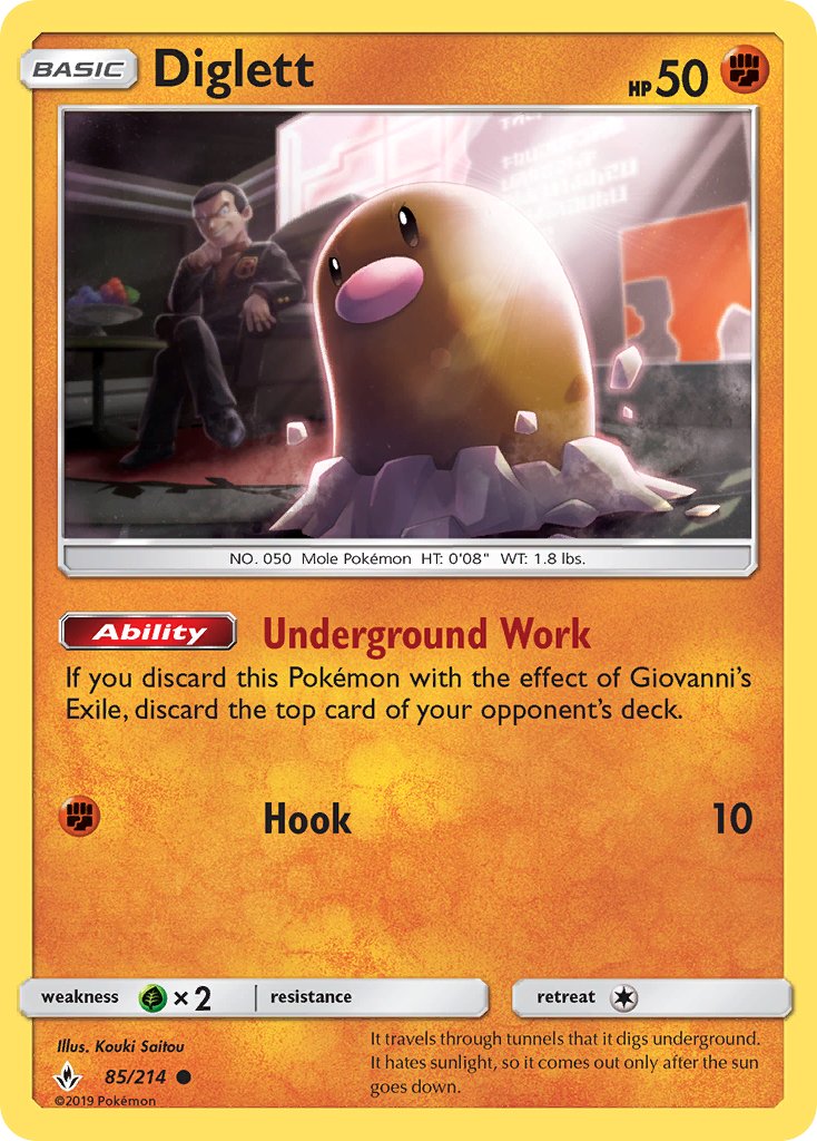 Diglett | Unbroken Bonds 085/214