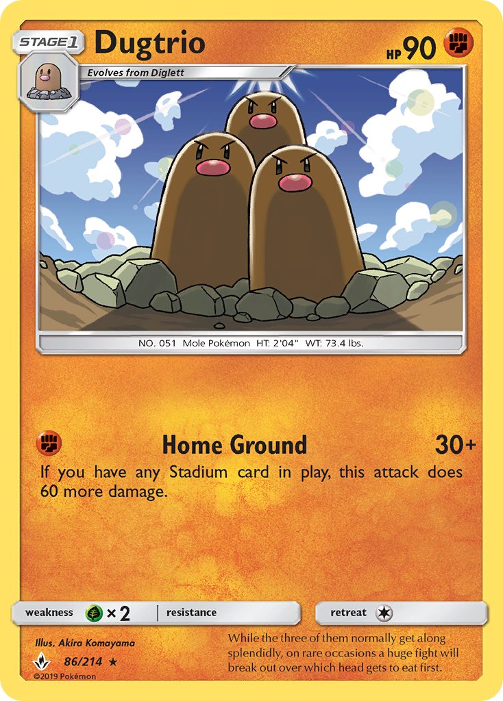 Dugtrio | Unbroken Bonds 086/214