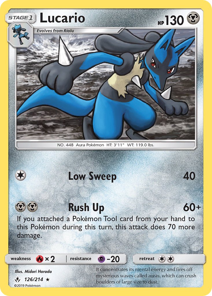 Lucario | Unbroken Bonds 126/214