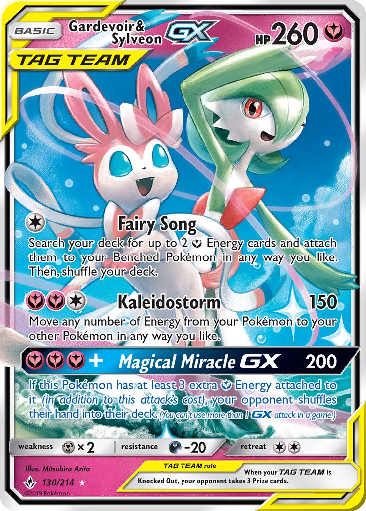 Gardevoir & Sylveon GX | Unbroken Bonds 130/214