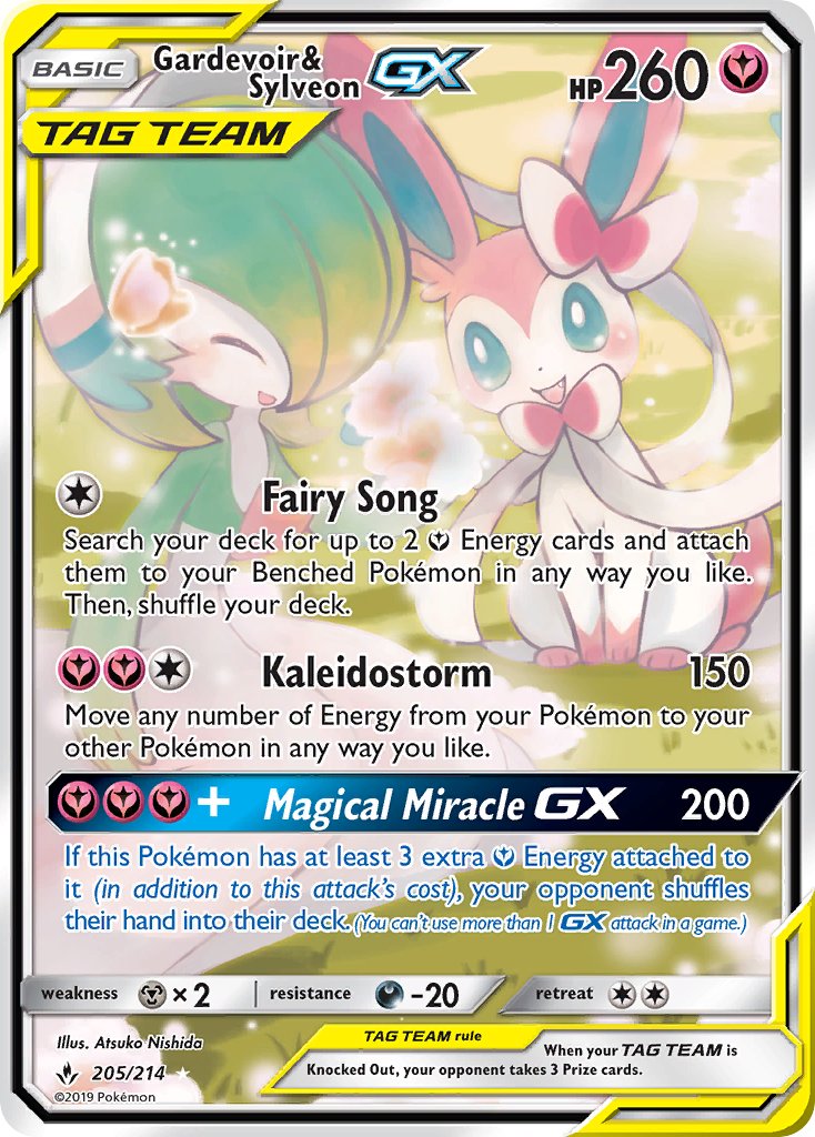 Gardevoir & Sylveon GX | Unbroken Bonds 205/214