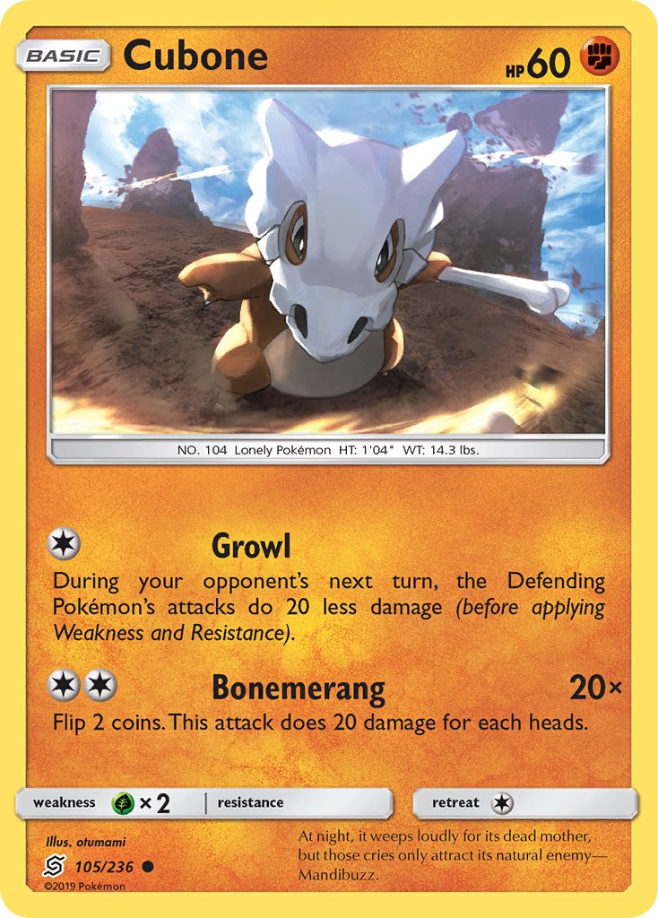 Cubone | Unified Minds 105/236