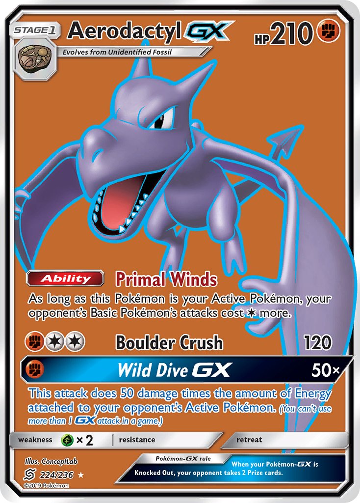 Aerodactyl GX | Unified Minds 224/236