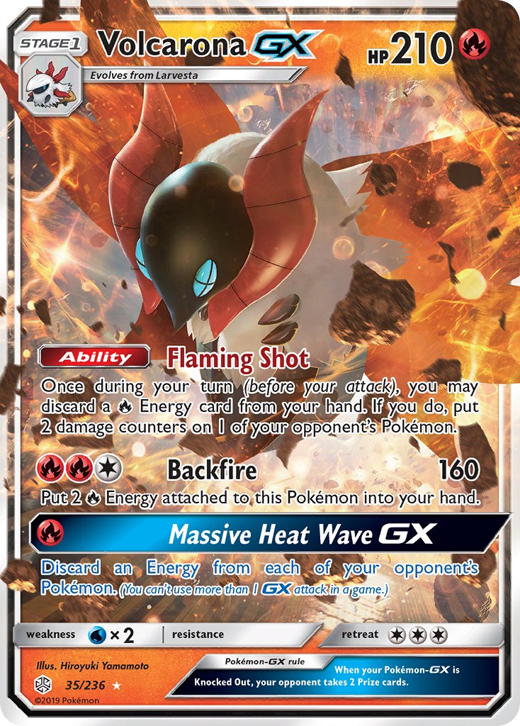 Volcarona GX | Cosmic Eclipse 035/236
